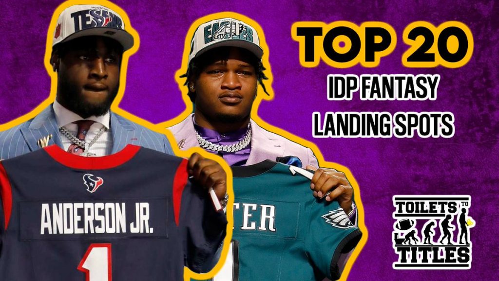Top 20 IDP Fantasy Football Landings Spots From The 1st 2 Days Of The